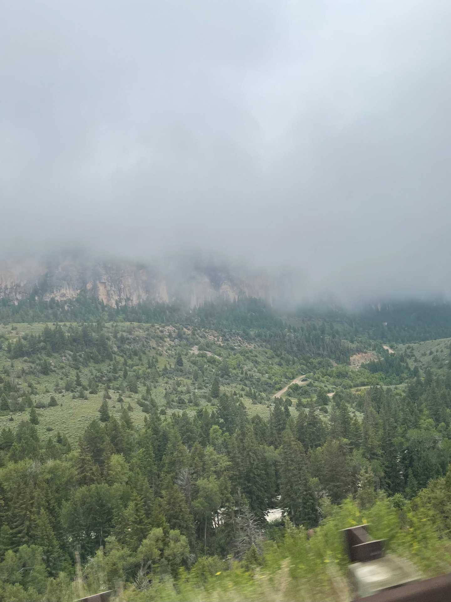 Cloud on the Rimrock — The Bighorns
