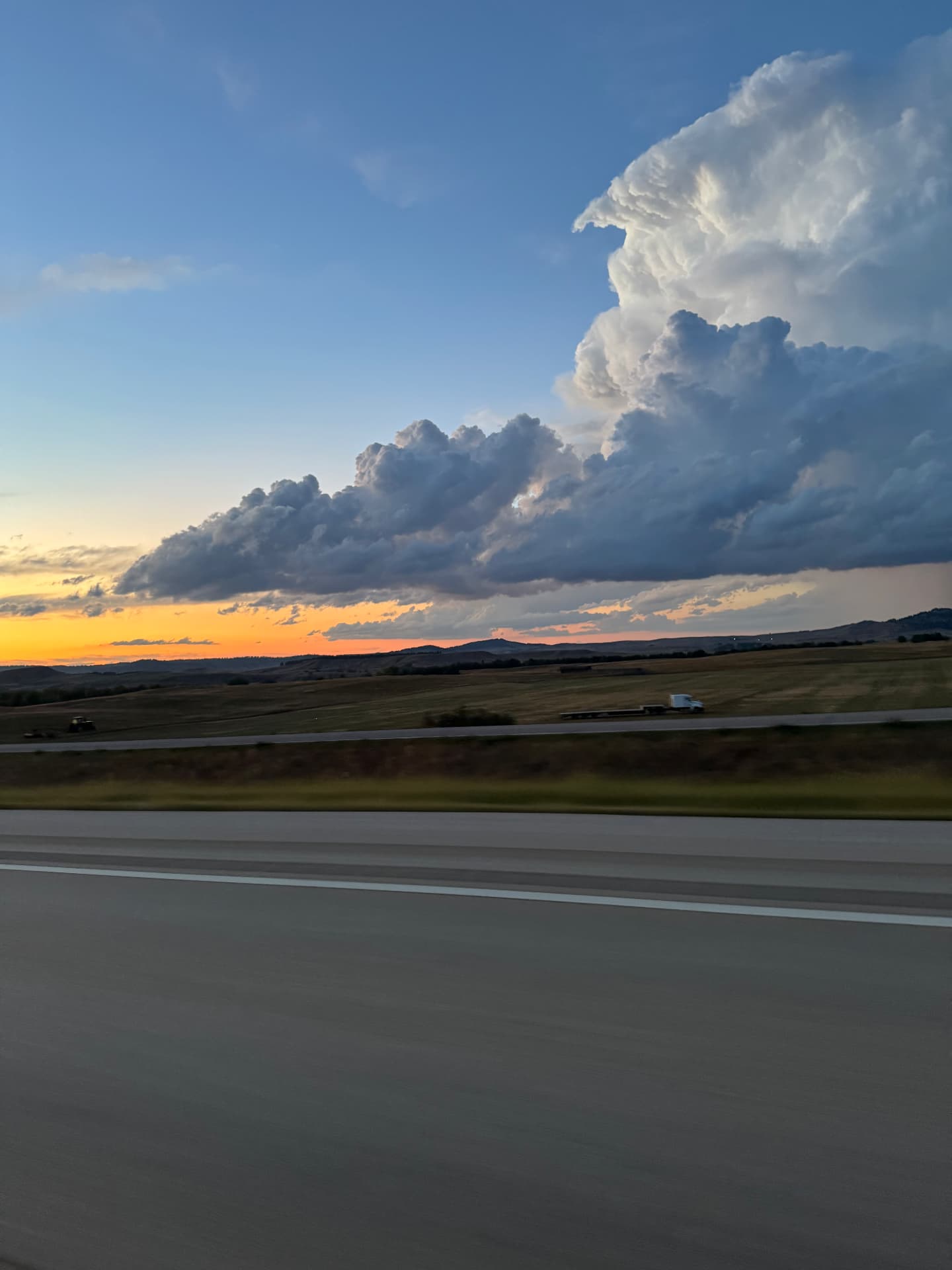 Thunderhead at Sunset — The High Plains